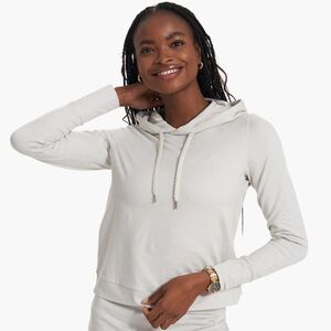 Vuori Women’s Halo Essential Hoodie Size XL, Salt Heather